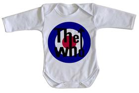 body nenê criança roupa bebê manga longa The Who Rock