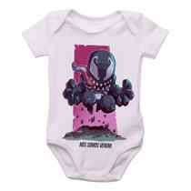 body nenê criança roupa bebê Mini Venom