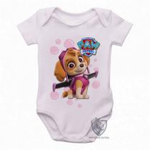 body nenê criança roupa bebê Patrulha Canina Skye body nenê criança roupa bebê Patrulha Canina Skye