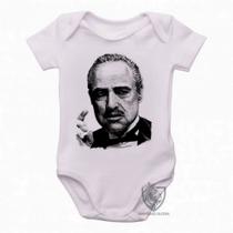 body nenê criança roupa bebê Poderoso Chefão Corleone body nenê criança roupa bebê Poderoso Chefão Corleone