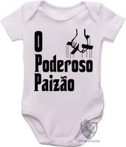 body nenê criança roupa bebê Poderoso Chefão Paizão