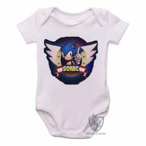 body nenê criança roupa bebê Sonic III