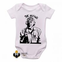 body nenê criança roupa bebê Sr Miyagi