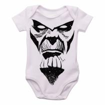 body nenê criança roupa bebê Thanos Rosto
