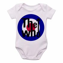 body nenê criança roupa bebê The Who Rock