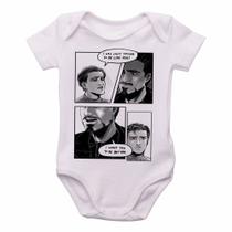body nenê criança roupa bebê Tony Stark Peter Parker