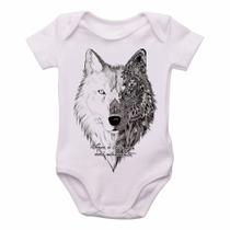 body nenê criança roupa bebê Vence o Lobo