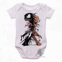 body nenê criança roupa bebê Venom Groot