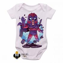 body nenê criança roupa bebê X Men Mini Magneto