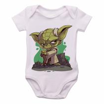 body nenê criança roupa bebê Yoda Star Wars