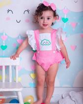 Body Nuvem para bebê ideal para mesversários. Tamanho 6 a 9 meses. Body Nuvem para bebê ideal para mesversários. Tamanho 6 a 9 meses.