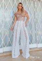 Body Ombro á Ombro com Babado Perfect Way - P Veste 36 Body Ombro á Ombro com Babado Perfect Way - P Veste 36