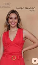 Body ombro franzido