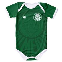 Body Palmeiras Bebê Oficial Proteção UV FPS 50+ Torcidababy