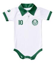 Body Palmeiras Bebe Recem Nascido Branco Ou Rosa Oficial - Branco - G (6-9 meses) Body Palmeiras Bebe Recem Nascido Branco Ou Rosa Oficial - Branco - G (6-9 meses)