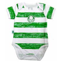 Body Palmeiras Bebe Recem Nascido Oficial Listrado Revedor Body Palmeiras Bebe Recem Nascido Oficial Listrado Revedor