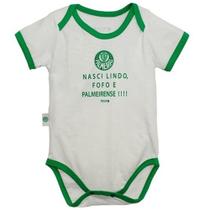 Body Palmeiras Nasci Lindo Fofo Palmeirense Oficial Revedor Body Palmeiras Nasci Lindo Fofo Palmeirense Oficial Revedor