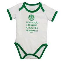 Body Palmeiras Shield Branco e Verde Body Palmeiras Shield Branco e Verde
