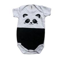 Body Panda Pandinha Bichinho Bodie Macacão Bebê Mesversário Md196