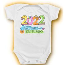 Body Para Bebê Ano Novo 2022 Chegando Presente Menino Menina