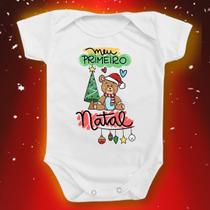 Body Para Bebê Meu Primeiro Natal Menino Menina Papai Noel Body Para Bebê Meu Primeiro Natal Menino Menina Papai Noel