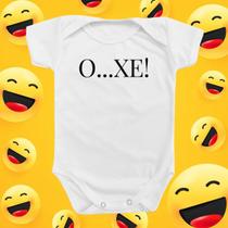 Body Para Bebê Oxe! Estampa Divertida Frase Menino Menina