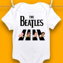 Body Para Bebê The Beatles Baby Rock Música Divertido Frases