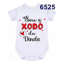 Body Para Bebês Anti Alérgico Xodó da Dinda infantil roupinha bori bory bore personalizado - Tina Store Personalizados