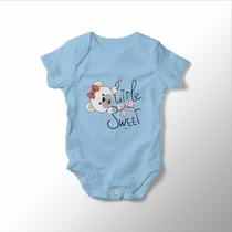 Body Para Neném Com Estampa Little Sweet, Ursinho Fofo