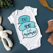 Body Personalizado Bebê Eu Amo a Mamãe Body Personalizado Bebê Eu Amo a Mamãe