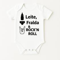 Body Personalizado Bebê Rock'N'Roll Body Personalizado Bebê Rock'N'Roll