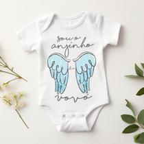 Body Personalizado Bebê Sou o Anjinho da Vovó Body Personalizado Bebê Sou o Anjinho da Vovó