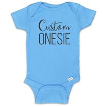 Body Personalizado Kate & Meri para Bebê 3-6M Azul Body Personalizado Kate & Meri para Bebê 3-6M Azul