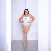 Body Plus Size Franzindo Com Detalhe em Bijoux