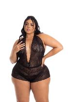 Body Plus Size Lingerie Feminina Renda Sexy Sensual Sexy