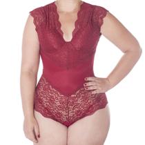 Body Plus Size Rendado Bojo Copa C Liebe .