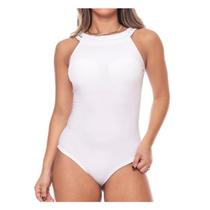 Body poliéster alça trançada listrado moda feminina