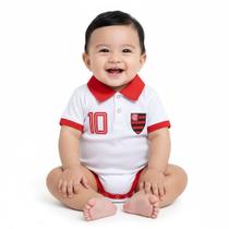 Body Polo Bebê Flamengo Torcida Baby 033XP
