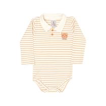 Body polo bebê manga longa Kiko ref 13837