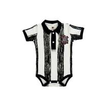 Body Polo Corinthians Preto-Branco P Body Polo Corinthians Preto-Branco P