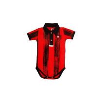 Body Polo Flamengo Branco-Vermelho G