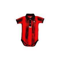 Body Polo Flamengo Branco-Vermelho M