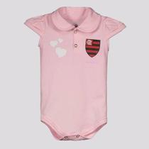 Body Polo Flamengo Rosa Body Polo Flamengo Rosa