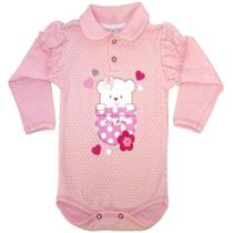 Body Polo M/L Ursinho no Bolso 319 - Nilly Baby Body Polo M/L Ursinho no Bolso 319 - Nilly Baby