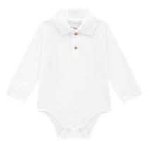 Body polo manga longa cotton brandili baby ref:80138 p/gg