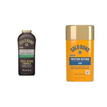 Body Powder Gold Bond Masculino Essentials 300 ml com bastão de fricção