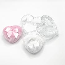 Body Powder Puff and Recipiente WHSLILR Glass Heart Design