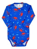 Body Praia Bebê M. Longa Com Proteção Solar Uv 50 Estampado