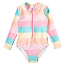 body praia manga longa listrado elastano toddler Tip top