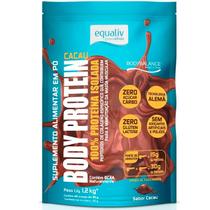 Body Protein Cacau 100% Proteina Isolada Bodybalance (1,2kg) - Equaliv Body Protein Cacau 100% Proteina Isolada Bodybalance (1,2kg) - Equaliv